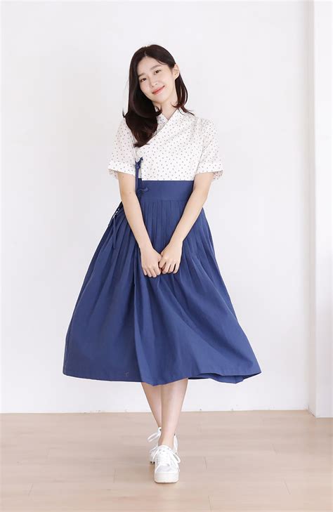 Modern Hanbok Korea Dress Womens Female Girl Junior Daily Etsy