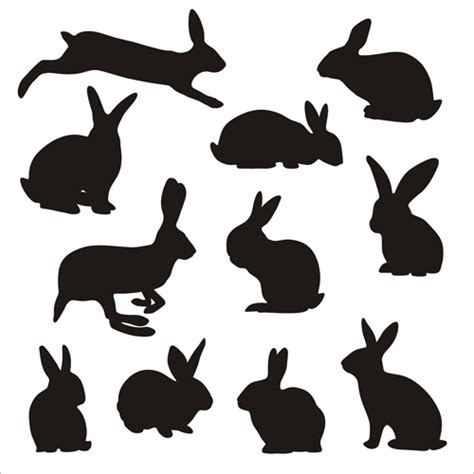 Running Rabbit Silhouette At Getdrawings Free Download