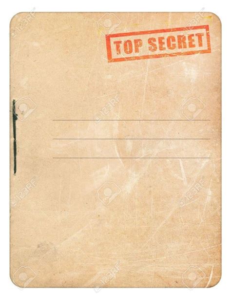 Printable Top Secret Cover Sheet Printable Kids Entertainment