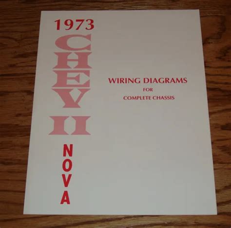 1973 Chevrolet Chevy Ii Nova Wiring Diagrams For Complete Chassis 73