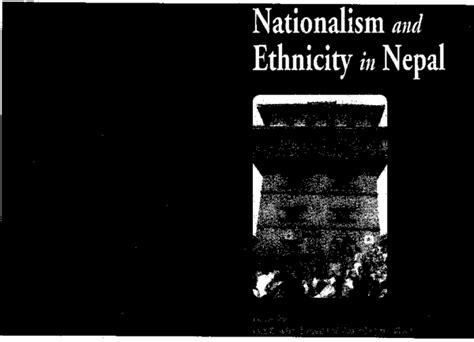 Pdf Nationalism And Ethnicity In Nepal Joanna Pfaff Czarnecka
