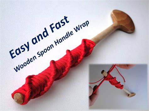 Shop with afterpay on eligible items. How to Make a Wooden House Spoon Handle Wrap- Paracord DNA ...