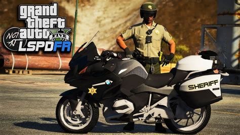 Gta Lspdfr Day Bcso Motorcycle Patrol Lspdfr Youtube