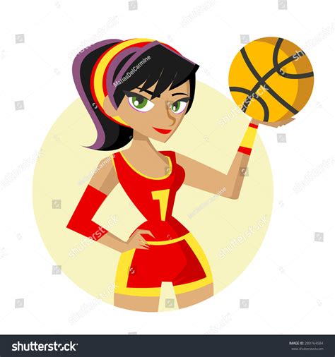 1464 Cartoon Basketball Player Female Images Stock Photos And Vectors