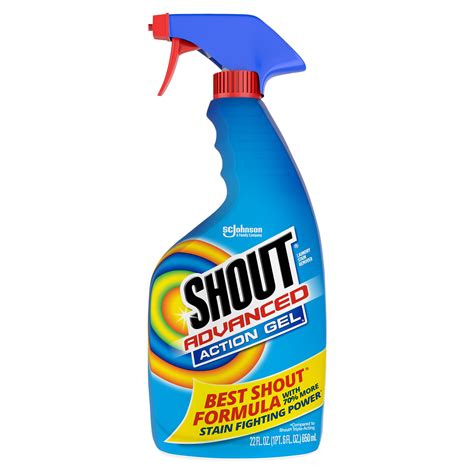 Shout Shout Action Gel Laundry Stain Remover Advance 22 Fl Oz