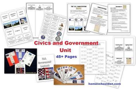 3 Branches Of Government Worksheets Homeschool Den