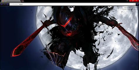 Anime Shadow Knight Chrome Theme Themebeta