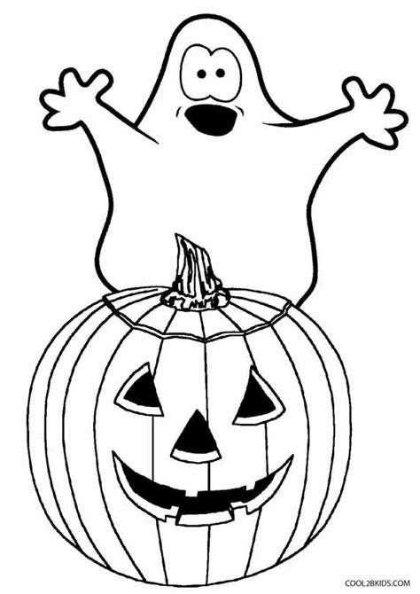 printable ghost coloring pages  kids
