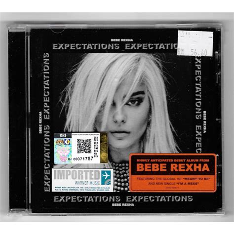 bebe rexha expectations cd imported original shopee malaysia