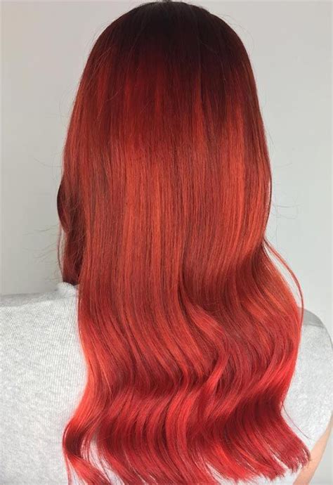 63 Hot Red Hair Color Shades To Dye For Red Hair Color Shades Hair Dye Tips Dyed Red Hair