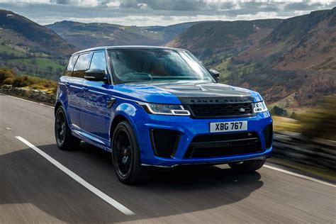 Excludes retailer fees, taxes, title and registration fees, processing fee and any emission testing charge. New Range Rover Sport SVR 2018 review | Auto Express