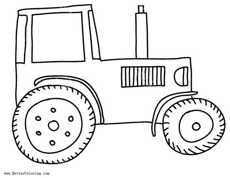 Tractor Coloring Pages Printable Coloring Pages