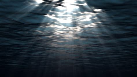 Underwater Light Rays Hd Backs