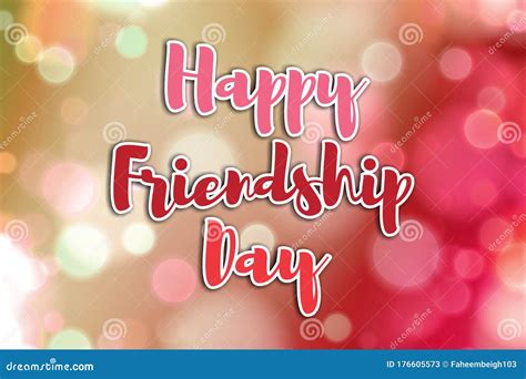 Happy Friendship Day Concept Stock Image Image Of Vector