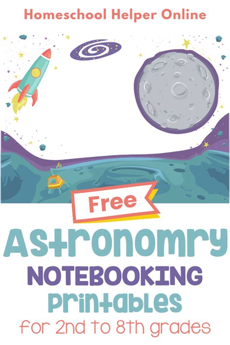 Astronomy Notebooking Pages Homeschool Helper Online