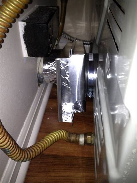 Installation Of A Dryer Vent In A Tight Space