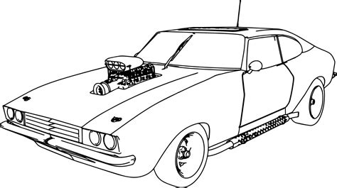 More 100 coloring pages from сoloring pages for boys category. Muscle car coloring pages to download and print for free