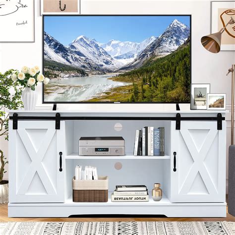Buy 65 Inch Tv Stand Farmhouse Tv Stand Modern Entertainment Center