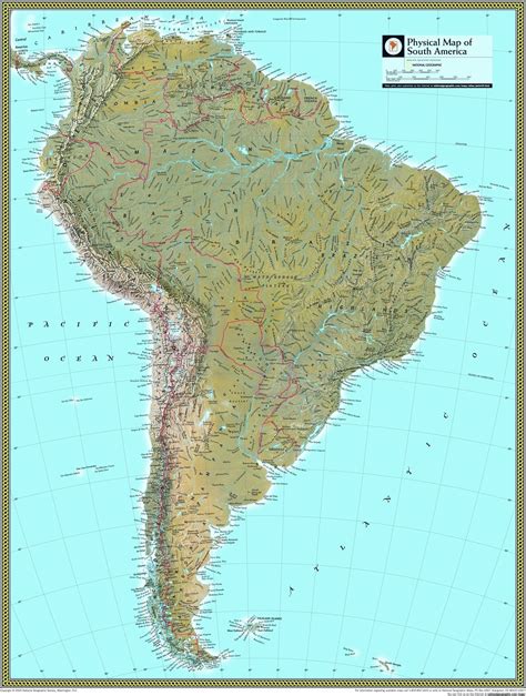 Exploring The Physical Map Of South America In 2023 Caribbean Map