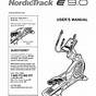 Nordictrack E 5.5 Elliptical User Manual