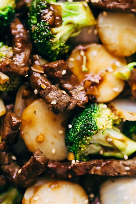 Add the remaining 1 tablespoon of vegetable oil to the pan and once it is hot, add the broccoli florets and sliced onions and cook, stirring occasionally, until the broccoli is tender, about 4 minutes. Best Easy Broccoli Beef Stir Fry Recipe | Little Spice Jar