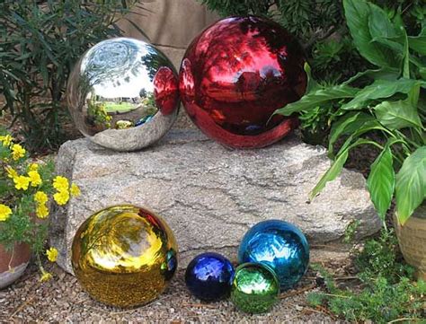 Hand Blown Glass Gazing Balls These Mexican Glass Garden Globes Are
