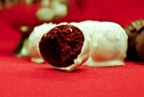 Red Velvet Cake Balls Food Comas