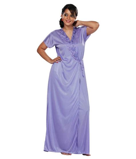 Buy Lucy Secret Purple Satin Nightsuit Sets Online At Best Prices In India Snapdeal