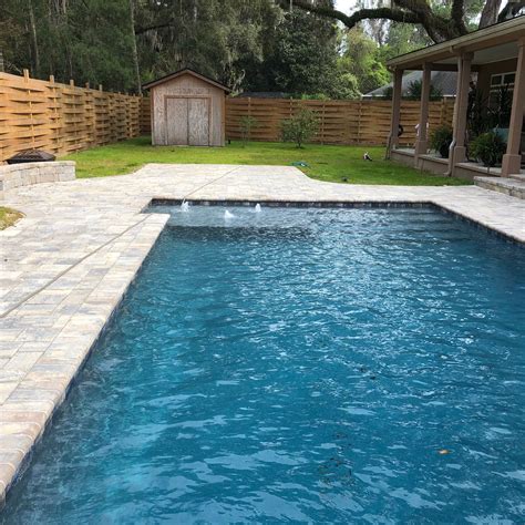 Beautifying Outdoor Living We Clean And Seal Interlocking Paver Pool