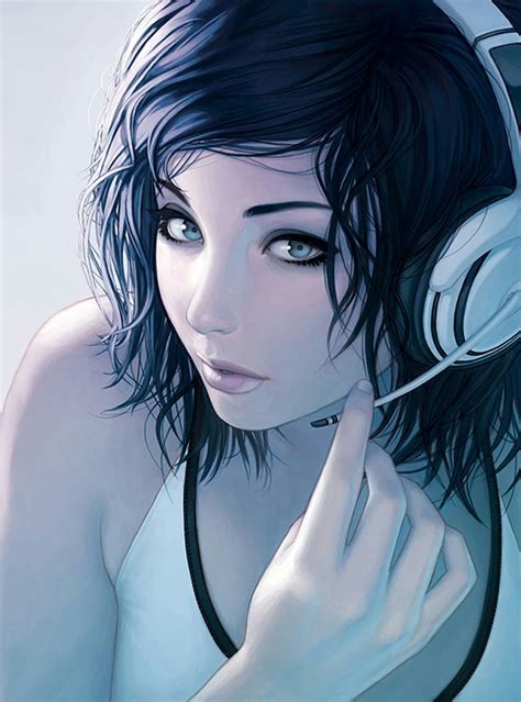 Pin By Tere Zuñiga On D Girl With Headphones Hd Anime Wallpapers Anime