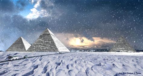Artstation Pyramids Snow