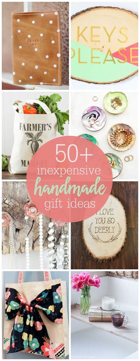 After all, how many times are you going to send them yet another gift. 50+ Inexpensive Handmade Gifts for you to be inspired by ...