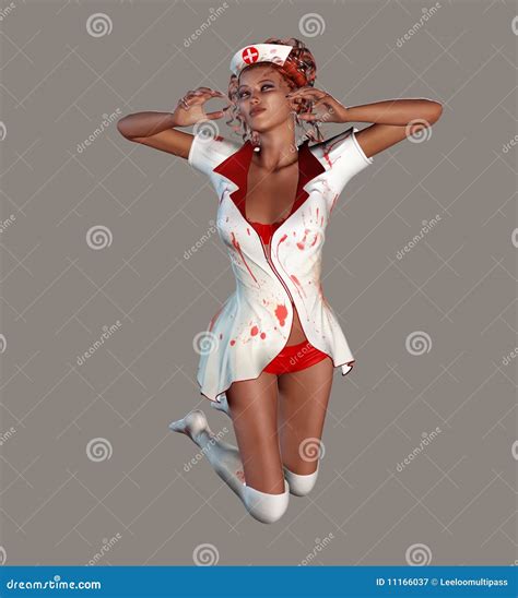 spooky nurse stock illustration illustration of feminine 11166037
