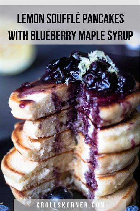 Cooked rice must be mixed in small amounts with a food your cat is already used to and only if it's suffering. Lemon Souffle Pancakes with Blueberry Maple Syrup | Recipe ...