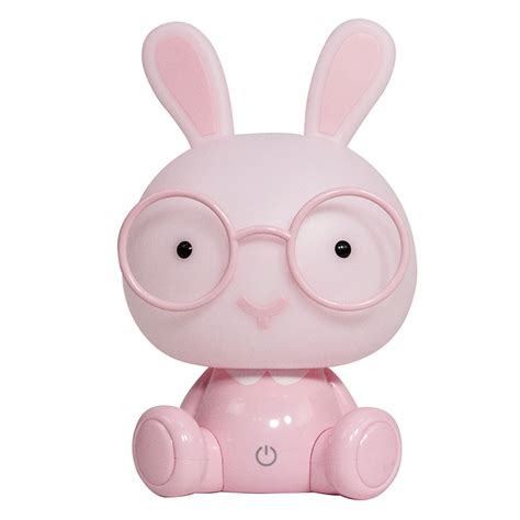 Bunny Rosa Luce Notturna A Led Coniglietto Rosa