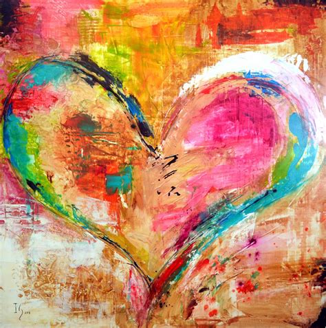 Pin By Mosaics By Carrie Eckert On Hearts Heart Paintings Heart Art
