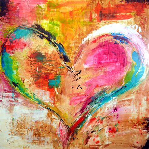 Pin by mosaics by carrie Eckert on Hearts | Heart paintings, Heart art