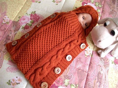 The pattern includes two hat sizes: KNITTING PATTERN Baby Cocoon - Sweet Snuggle Baby Cocoon ...