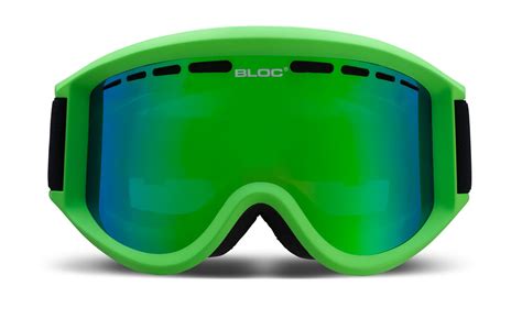Bloc Aero Ski Goggles Matt Green with Revo Green Lens £38.00