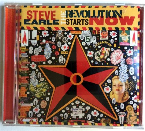 Steve Earle Revolution Stars Now Cd Compact Disc Album Etsy