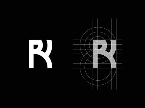 Rk Monogram Logo Concept By Arttemisdesign On Dribbble