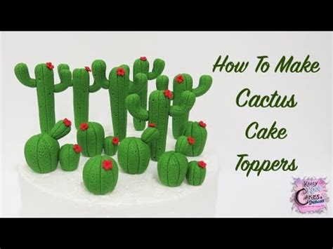 How to keep moon cactuses alive for as long as possible + propagation tips. How To Make Cactus Cake Toppers - YouTube