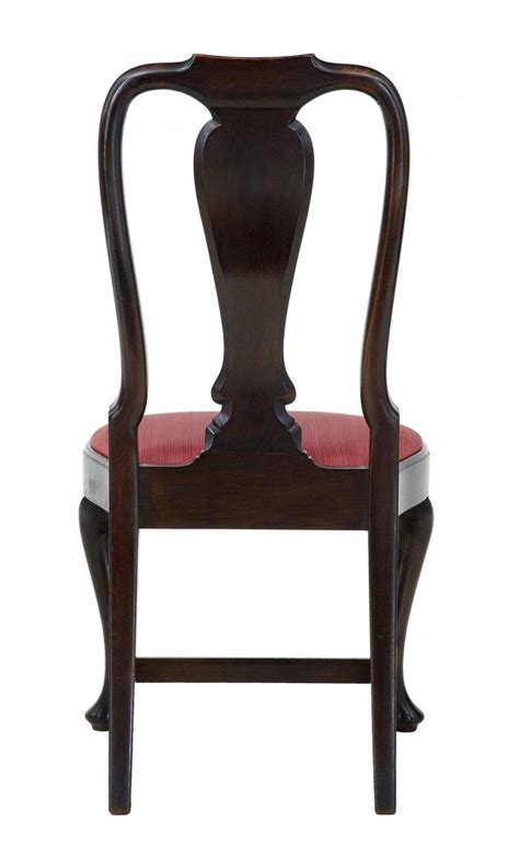 **we cant ship this item. Set of 12 1920s Oak Queen Anne Design Dining Chairs For ...
