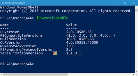 Find Installed Powershell Version Windows Server 2016 Learn It And