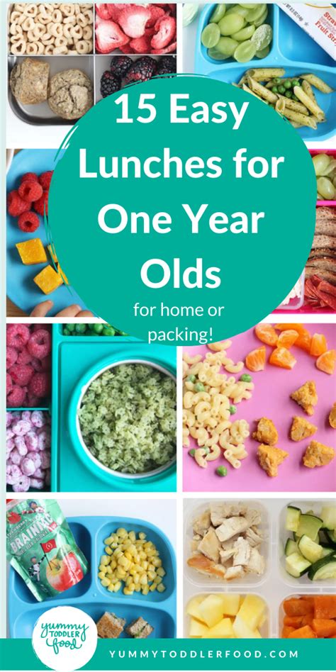 Are you worried your baby isn't eating enough? 15 Easy Lunch Ideas for 1 Year Olds (For Home or to Pack ...