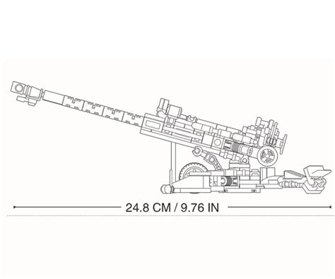 Us Army M777 Howitzer — Brick Block Army