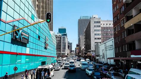 Johannesburg Street Editorial Photography Image Of Capital 64640092