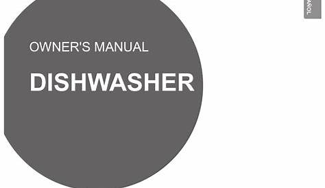 service manual for lg dishwasher