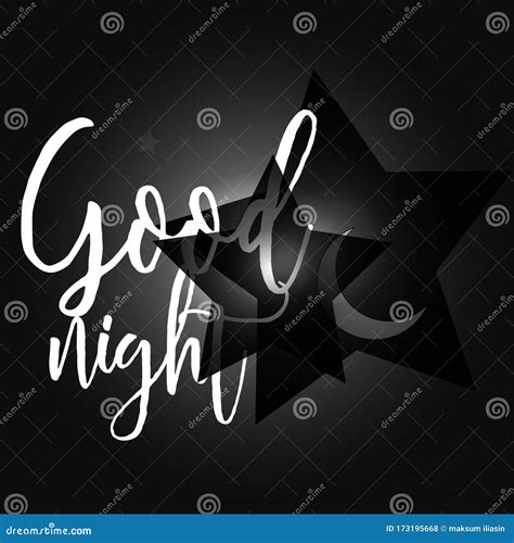 Good Night Logo Design Vector Stock Vector Illustration Of Sign Dark