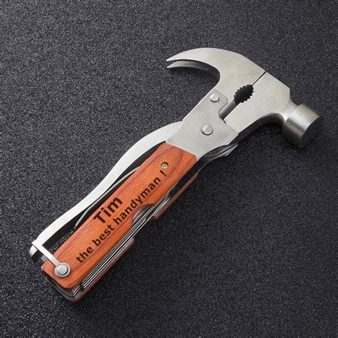 Personalised 12in1 Multi Function Hammer Tool By Natural T Store